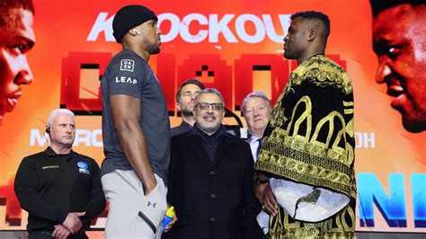 ngannou vs joshua tijd|Anthony Joshua vs. Francis Ngannou: Date, time, how to watch .